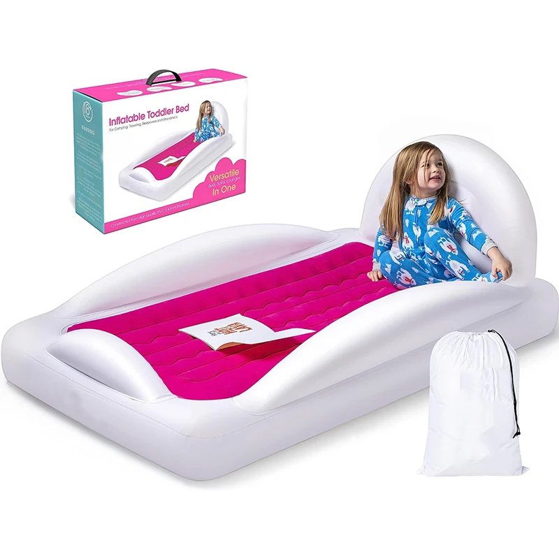 Inflatable Toddler Travel Bed with Safety Bumpers Backrest` Portable Kids Air Mattress Sleeping Bag Lazy Sofa for Travel Camping
Inflatable Toddler Travel Bed with Safety Bumpers Backrest` Portable Kids Air Mattress Sleeping Bag Lazy Sofa for Travel Camping