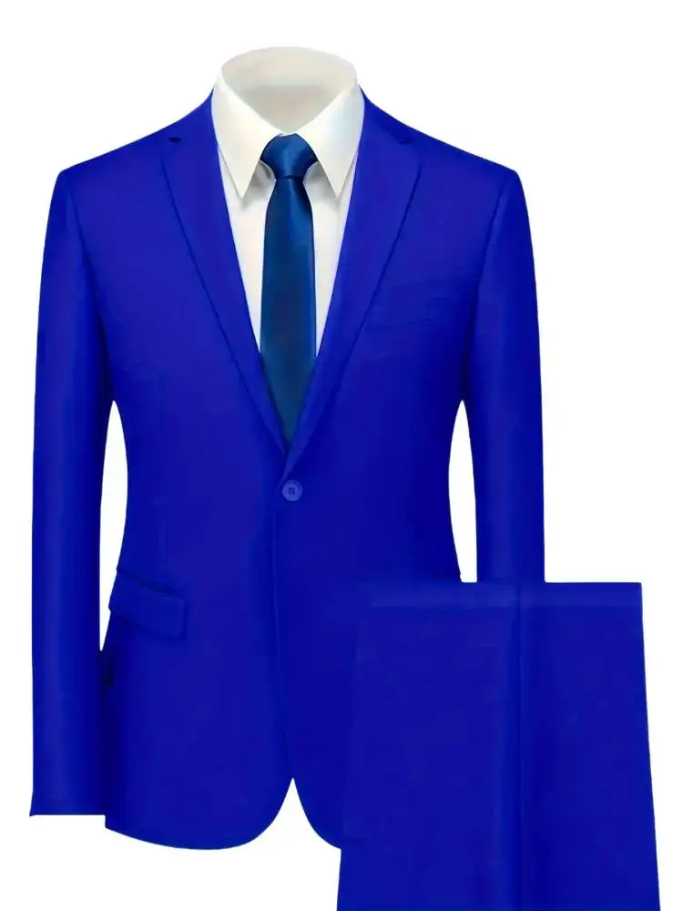 Smart Casual 2 Piece Men Wedding Suits Slim Fit Notch Lapel Blazer Pant Designs Party Prom Suits Best Man Business Wear Suit
Smart Casual 2 Piece Men Wedding Suits Slim Fit Notch Lapel Blazer Pant Designs Party Prom Suits Best Man Business Wear Suit