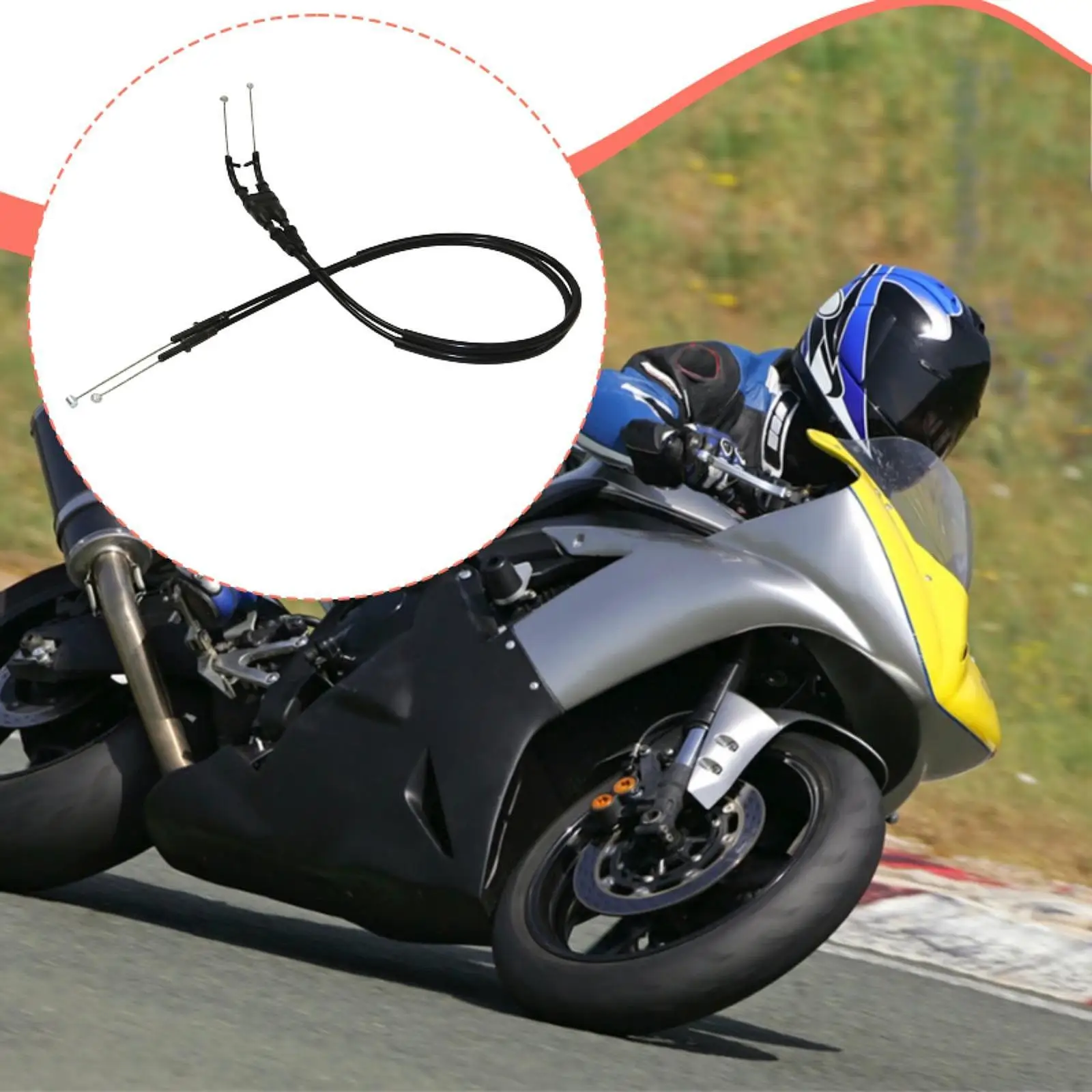 Professional Motorcycle Throttle Cable Reliable Direct Replaces for Kawasaki Ninja ZX-6R ZX636 2009 to 2023
Professional Motorcycle Throttle Cable Reliable Direct Replaces for Kawasaki Ninja ZX-6R ZX636 2009 to 2023