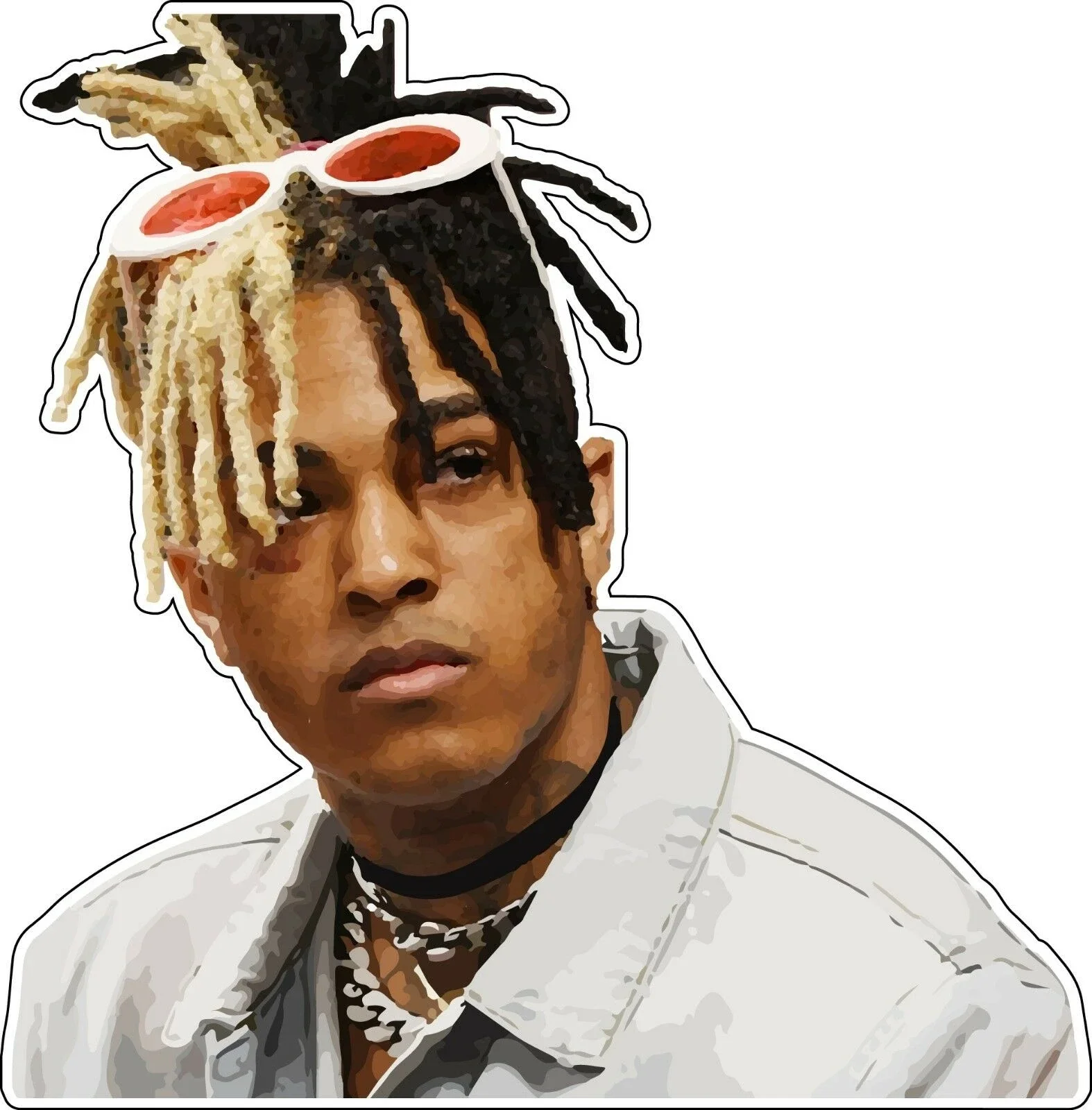 For XXXTentacion Clout Goggles Sad Jahseh Dreadlock Face Tattoo Vector Vinyl Sticker
For XXXTentacion Clout Goggles Sad Jahseh Dreadlock Face Tattoo Vector Vinyl Sticker