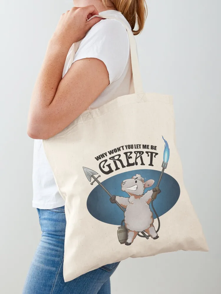 Why Won't You Let Me Be GREAT Tote Bag reusable shopping bag Canvas personalized tote Lady bag
Why Won't You Let Me Be GREAT Tote Bag reusable shopping bag Canvas personalized tote Lady bag