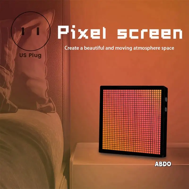 LED Pixel APP Cellphone Control Display 32X32 Programmable Night Light LED Screen Pixel Screen Bedside Light US Plug
LED Pixel APP Cellphone Control Display 32X32 Programmable Night Light LED Screen Pixel Screen Bedside Light US Plug