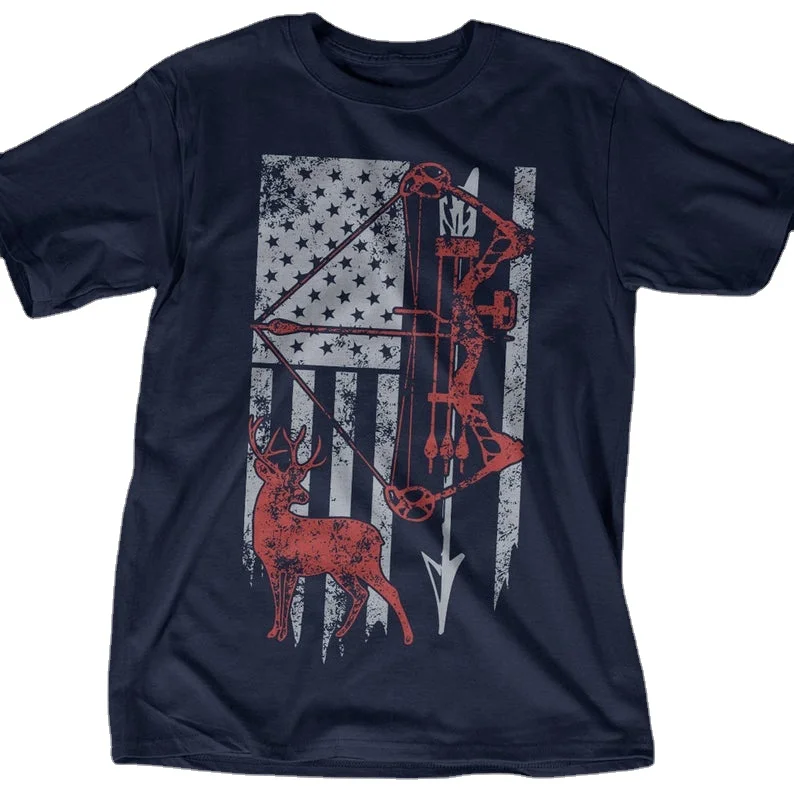 Охотничья футболка с бантом и американским флагом, рубашка American Hunter на День отца, летняя Хлопковая мужская футболка с круглым вырезом и коро...
Охотничья футболка с бантом и американским флагом, рубашка American Hunter на День отца, летняя Хлопковая мужская футболка с круглым вырезом и коро...