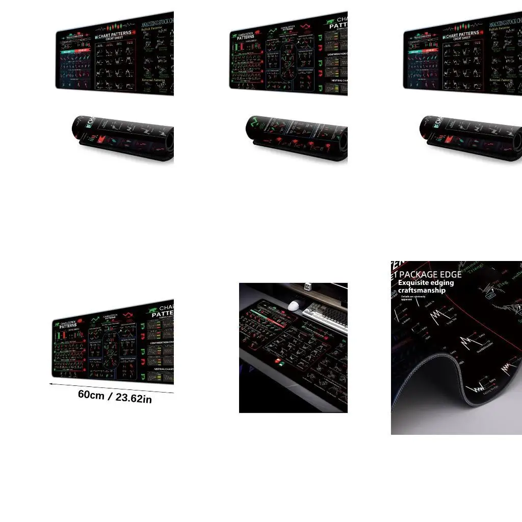 31BA Trading Desk Mouse Pad Mat Technical Analysis Chart Design NonSlip Rubber Base
31BA Trading Desk Mouse Pad Mat Technical Analysis Chart Design NonSlip Rubber Base