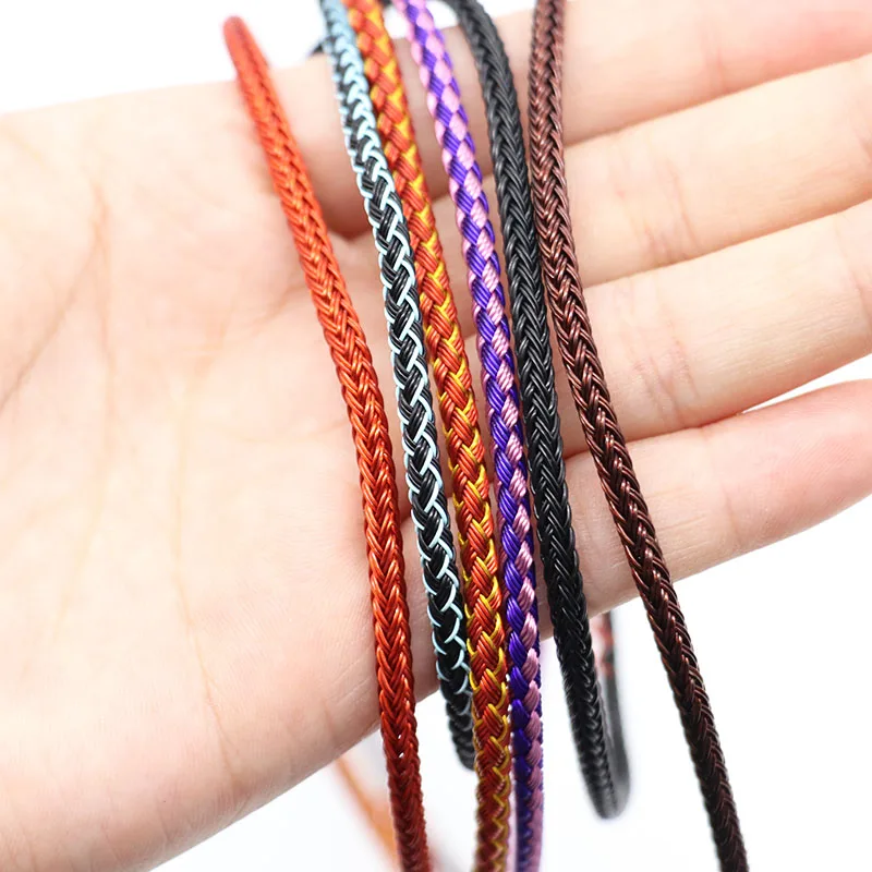 Mibrow 1m Black Red 3mm Steel Wire Cable Cord Braided Metal Steel Wire Rope For DIY Charm Bracelet Jewelry Making Accessories
Mibrow 1m Black Red 3mm Steel Wire Cable Cord Braided Metal Steel Wire Rope For DIY Charm Bracelet Jewelry Making Accessories
