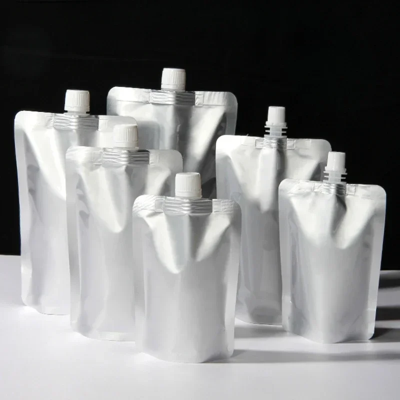 Silver Disposable Aluminum Foil Suction Nozzle Bag Heat-resisting Self-supporting Bag Takeout Beverage Soup Seal Packing Bag
Silver Disposable Aluminum Foil Suction Nozzle Bag Heat-resisting Self-supporting Bag Takeout Beverage Soup Seal Packing Bag