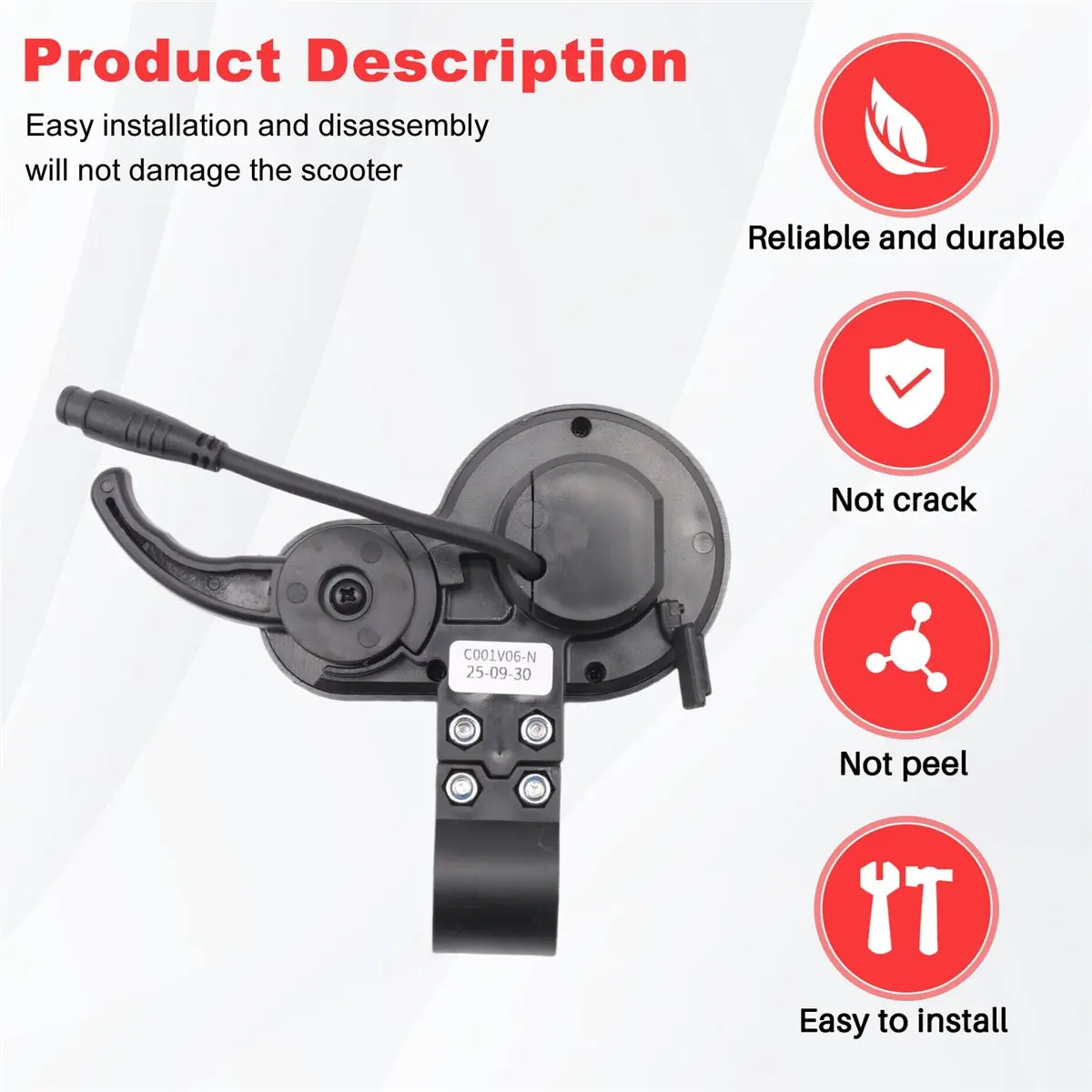 AS62 48V 25A Electric Scooter Controller Dashboard Kit with TF-100 Display+Switch Button for KUGOO M4 Electric Scooter Parts
AS62 48V 25A Electric Scooter Controller Dashboard Kit with TF-100 Display+Switch Button for KUGOO M4 Electric Scooter Parts