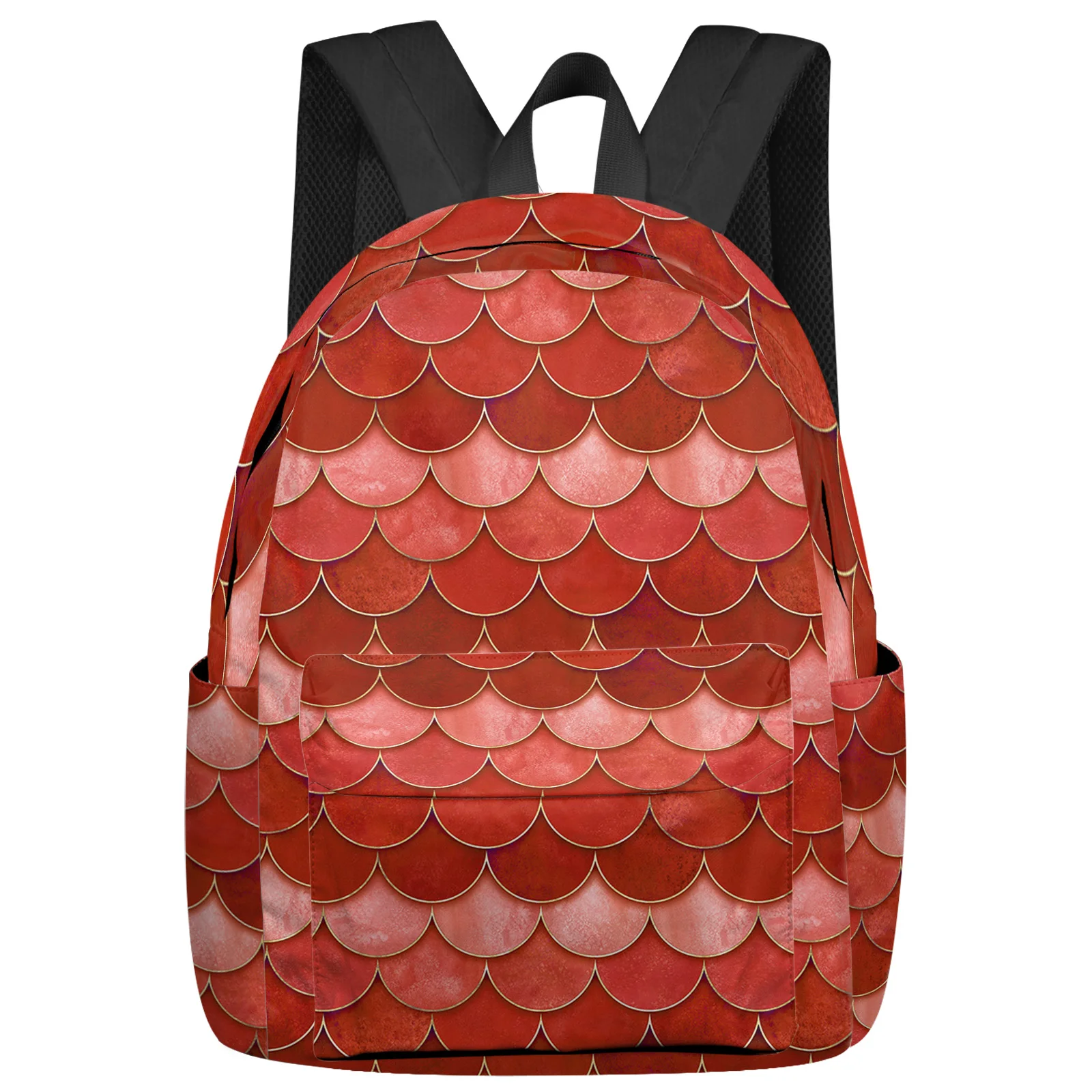 Gradient Fish Scale Texture Watercolor Red Backpacks Custom Student School Bags Laptop Backpack Men Women Female Travel Mochila
Gradient Fish Scale Texture Watercolor Red Backpacks Custom Student School Bags Laptop Backpack Men Women Female Travel Mochila