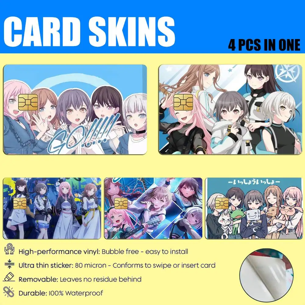 Band My-GO Band-G D-Dream Card Stickers for Bank Access Protective Waterproof Film Cover Sticker Gift
Band My-GO Band-G D-Dream Card Stickers for Bank Access Protective Waterproof Film Cover Sticker Gift