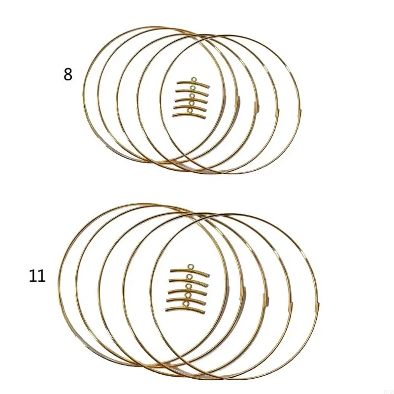 31BB 5Pcs Wreath Macrame Craft Hoop Rings DIY Dream Catcher Circle Ring Floral Hoop for DIY Wall Hanging Crafts Easy to Use
31BB 5Pcs Wreath Macrame Craft Hoop Rings DIY Dream Catcher Circle Ring Floral Hoop for DIY Wall Hanging Crafts Easy to Use