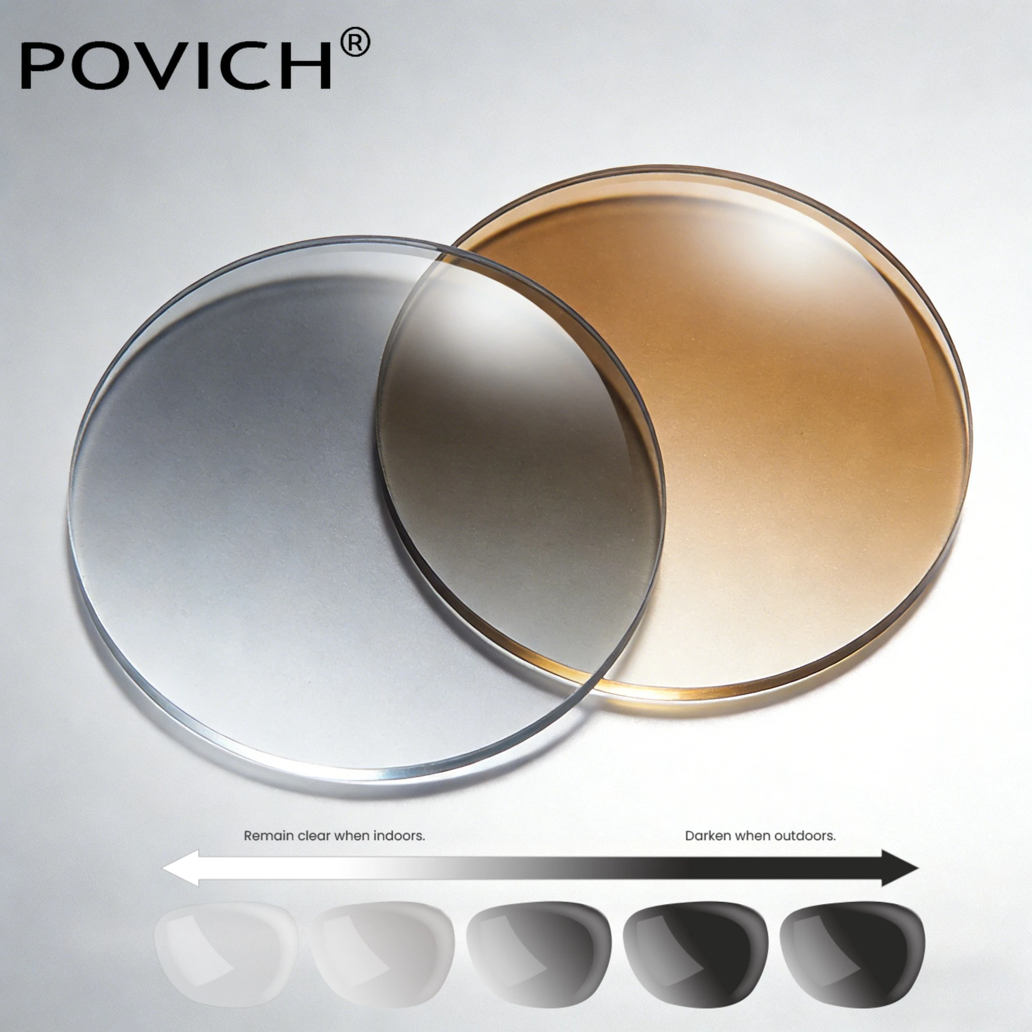 Оптические фотохромные линзы POVICH 1.56 1.61 1.67 1.74 с антибликовым и антисиним покрытием для мобильных телефонов, для коррекции близорукости и чтения
Оптические фотохромные линзы POVICH 1.56 1.61 1.67 1.74 с антибликовым и антисиним покрытием для мобильных телефонов, для коррекции близорукости и чтения