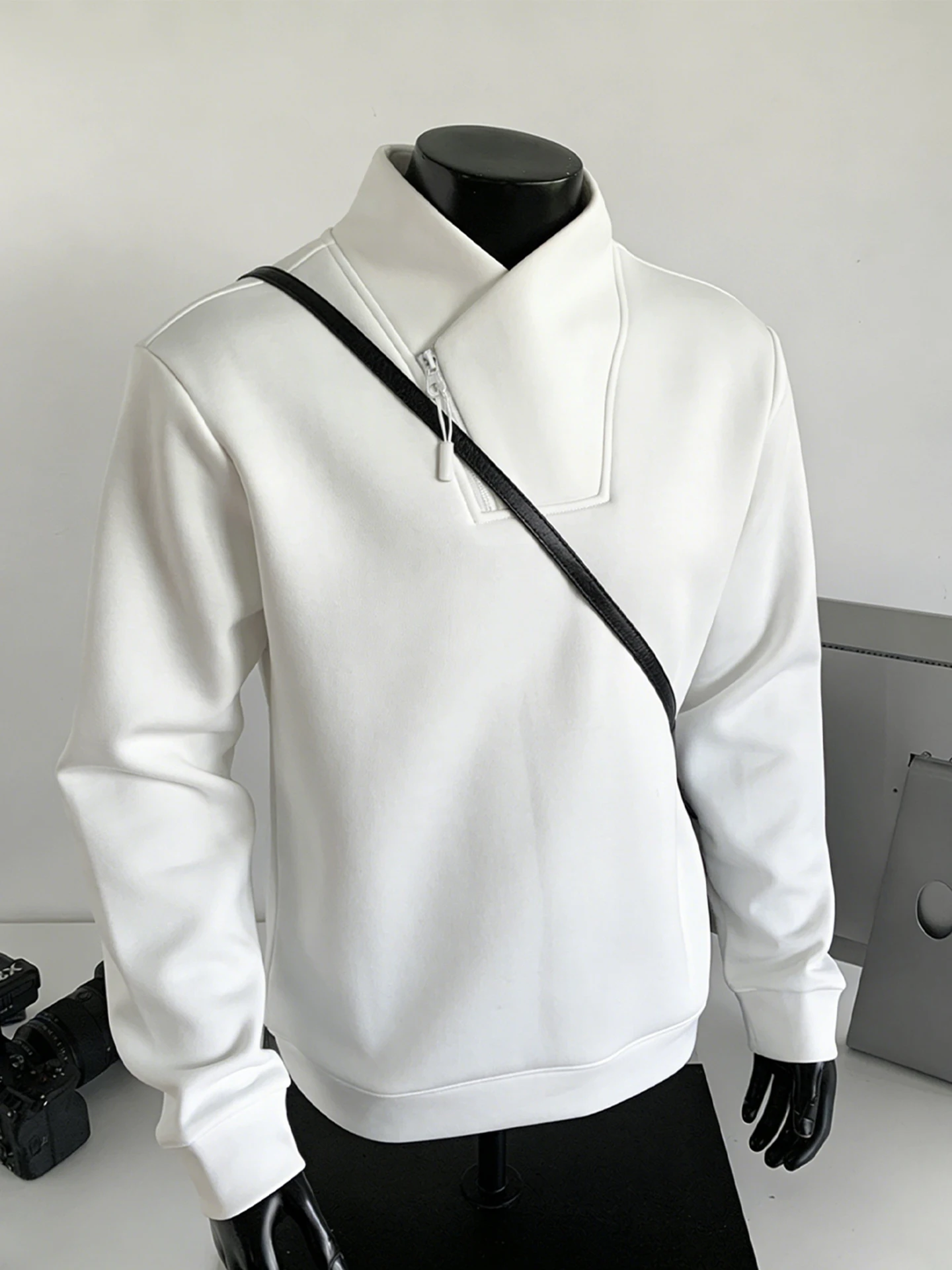 Loose Fit Zipper High Ne Sweatirt Men's Casual Comfortable Spring Faion Inner irt Base Layer Top Youth ular Sle
Loose Fit Zipper High Ne Sweatirt Men's Casual Comfortable Spring Faion Inner irt Base Layer Top Youth ular Sle