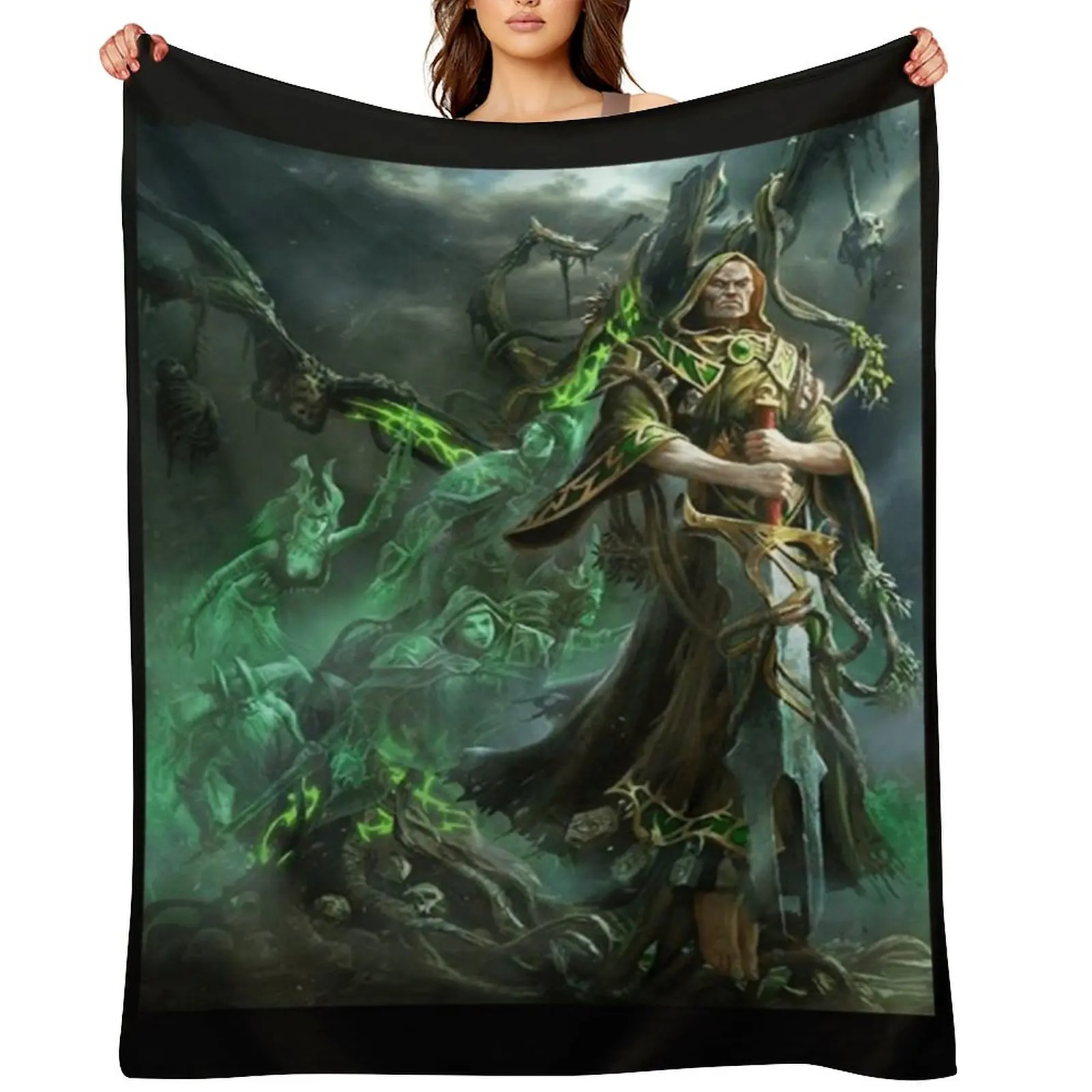 Warmachine - Cassius the Oathkeeper and Wurmwood Tree of Fate Throw Blanket blankets ands warm for winter manga Blankets
Warmachine - Cassius the Oathkeeper and Wurmwood Tree of Fate Throw Blanket blankets ands warm for winter manga Blankets