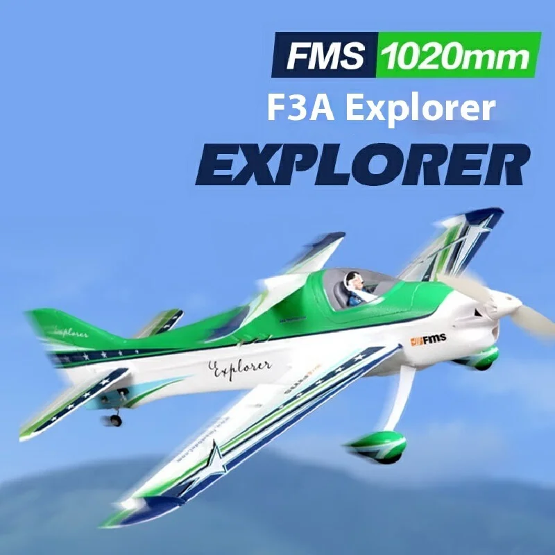FMS 1020mm F3A Explorer PNP RC simulation 3D stunt aircraft fixed wing model Remote Controlled adult toy
FMS 1020mm F3A Explorer PNP RC simulation 3D stunt aircraft fixed wing model Remote Controlled adult toy