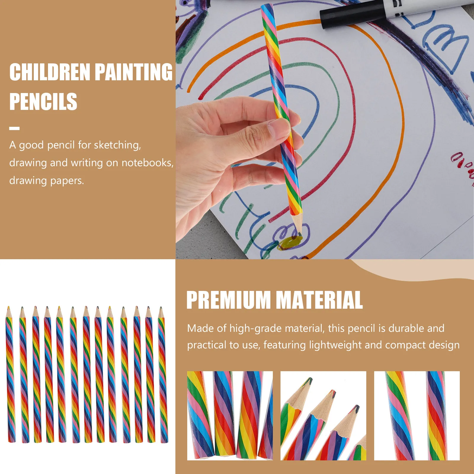 20Pcs Colorful Painting Pencil Pack Kids Drawing Tool Ideal for Artists Teachers Students Sketching Drafting Notebooks Drawing
20Pcs Colorful Painting Pencil Pack Kids Drawing Tool Ideal for Artists Teachers Students Sketching Drafting Notebooks Drawing