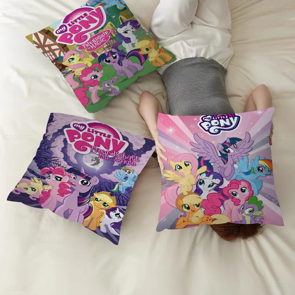 Cute M-My Cartoon P-Pony L-Little Pillow Gifts Home Office Furnishings Bedroom Sofa Car Cushion Cover Case 45x45cm
Cute M-My Cartoon P-Pony L-Little Pillow Gifts Home Office Furnishings Bedroom Sofa Car Cushion Cover Case 45x45cm