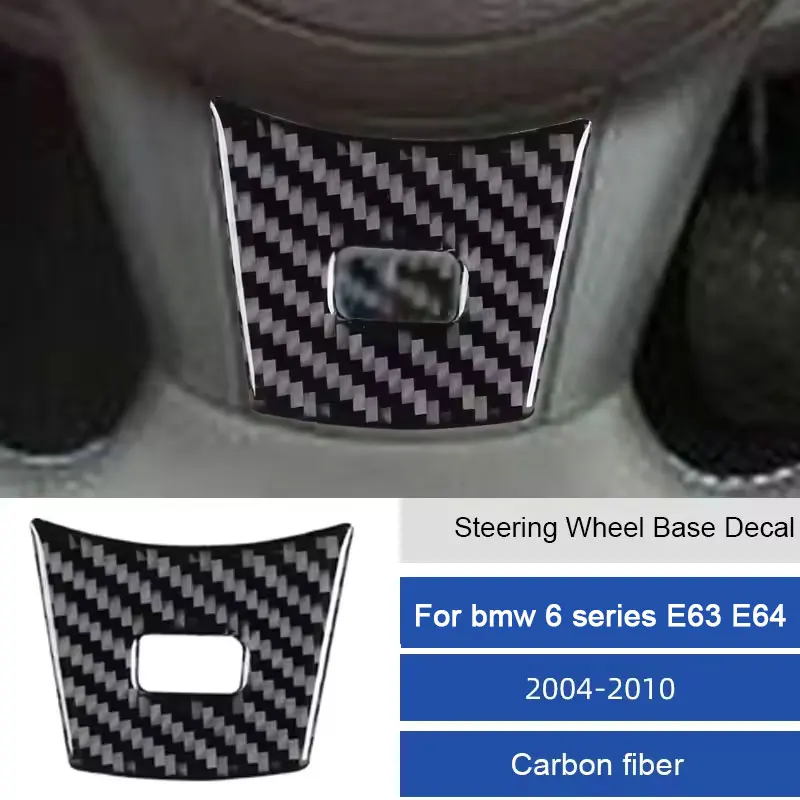 For BMW(M) 6 Series E63 E64 2004 - 2010 Car Steering Wheel Trim Stickers Carbon Fiber Decorate Frame Interior Car Accessories
For BMW(M) 6 Series E63 E64 2004 - 2010 Car Steering Wheel Trim Stickers Carbon Fiber Decorate Frame Interior Car Accessories