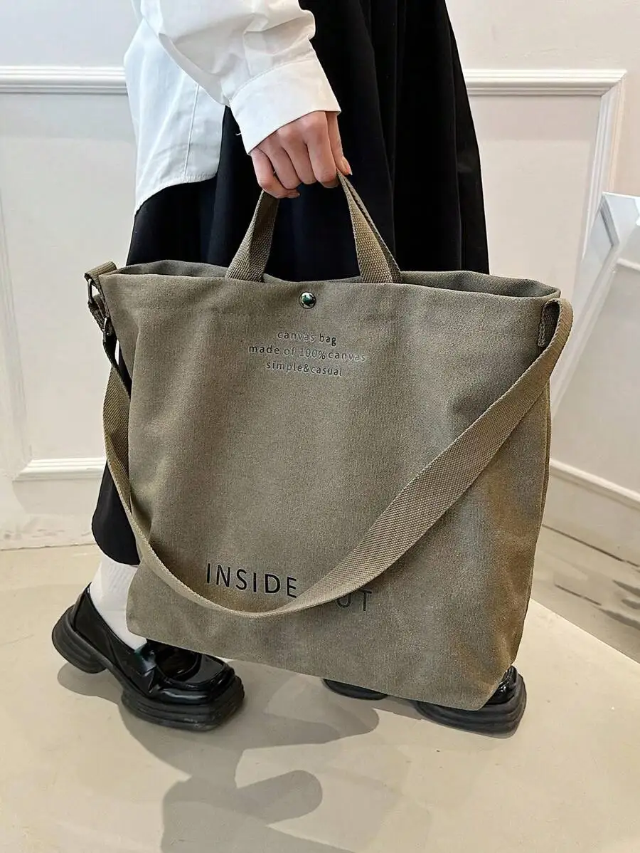 Retro Canvas Tote Bag For Women, Casual Work Travel School Book Bag
Retro Canvas Tote Bag For Women, Casual Work Travel School Book Bag