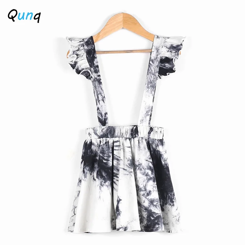 Qunq Spring Summer Fashion Tie-dyed Girls Suspender Dress Children's Black White Gradient Small Flying Sleeve Dresses Age 3T-8T
Qunq Spring Summer Fashion Tie-dyed Girls Suspender Dress Children's Black White Gradient Small Flying Sleeve Dresses Age 3T-8T