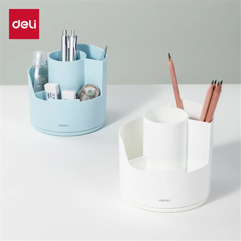 Deli Desk Pencil Pen Holder, 4 Slots 360-Degree Spinning Organizers, Desktop Storage Stationery Supplies for Office&School
Deli Desk Pencil Pen Holder, 4 Slots 360-Degree Spinning Organizers, Desktop Storage Stationery Supplies for Office&School
