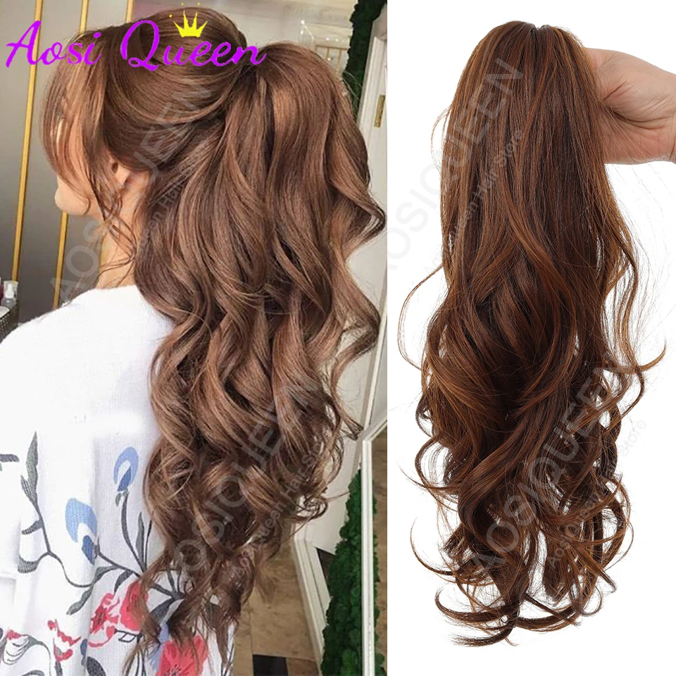 16-дюймовый синтетический парик-накладка на заколке-крабе для женщин, для повседневного использования, с длинными кудрями, для придания объема, пышный, для создания небрежного хвоста
16-дюймовый синтетический парик-накладка на заколке-крабе для женщин, для повседневного использования, с длинными кудрями, для придания объема, пышный, для создания небрежного хвоста