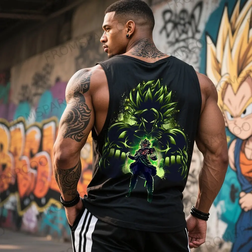 2025 Dragon Ball Anime Goku Peripheral Print Tank Top Gym Men's Loose Sports Summer Fashion Pure Cotton Top
2025 Dragon Ball Anime Goku Peripheral Print Tank Top Gym Men's Loose Sports Summer Fashion Pure Cotton Top
