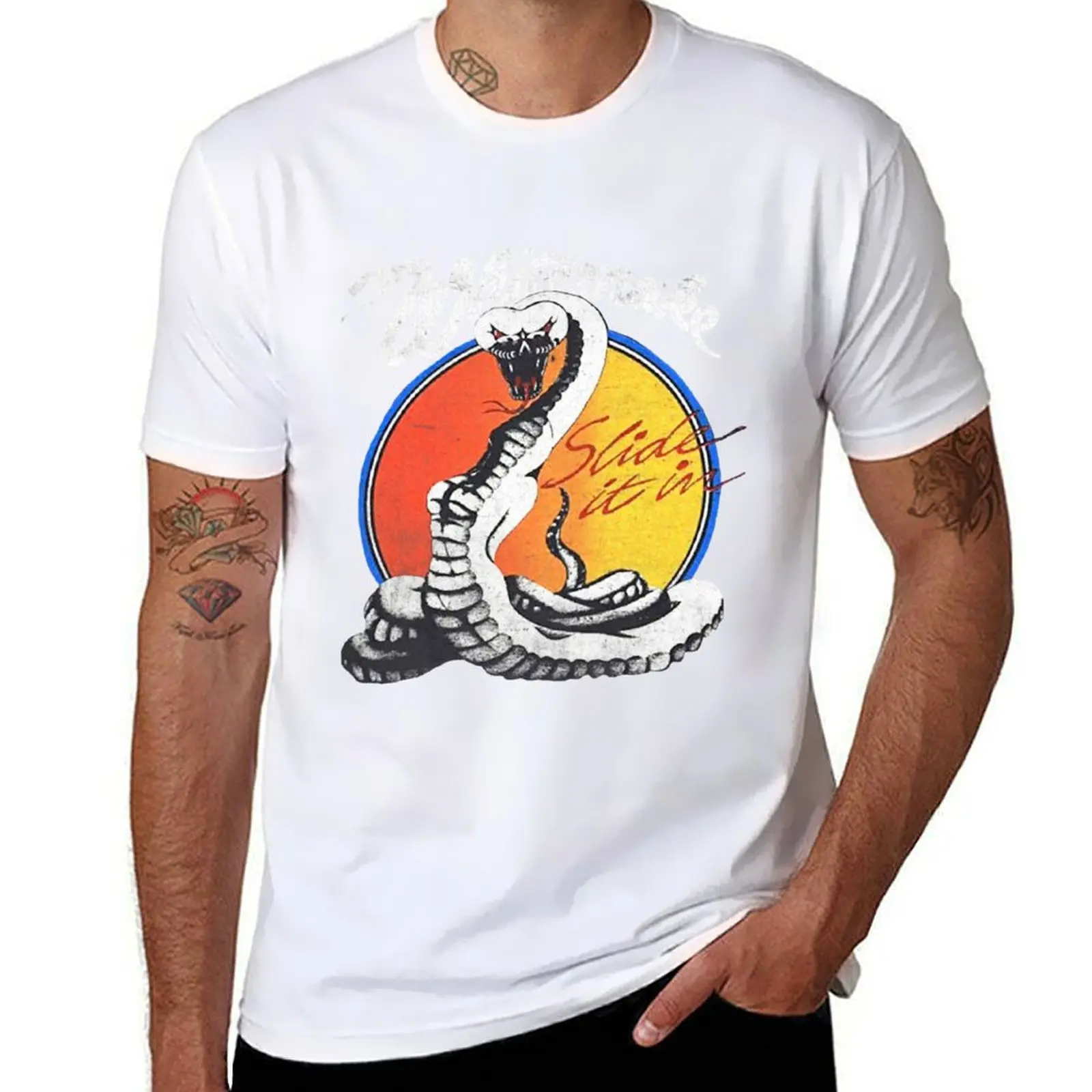 Beautiful Whitesnake Art Band Tribute T-Shirt Outdoor Work Short Sleeve Top
Beautiful Whitesnake Art Band Tribute T-Shirt Outdoor Work Short Sleeve Top