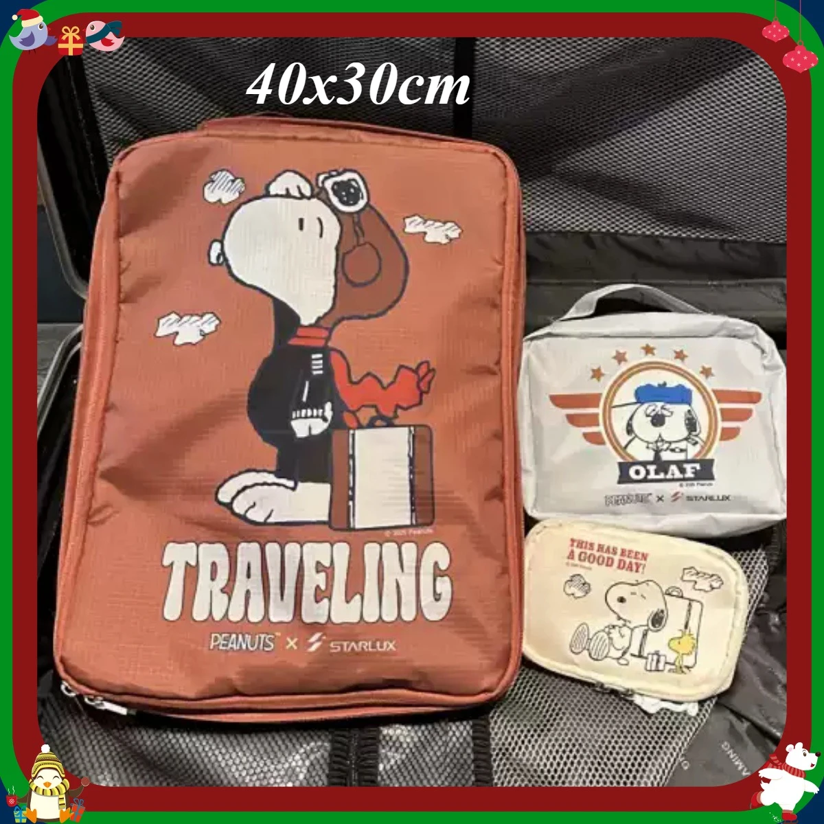 40x30cm Snoopy Cute Dog Storage Bags 4Pcs Anime Makeup Earphone Travel Organizer Bag Clothes Luggage Sorting Pouch
40x30cm Snoopy Cute Dog Storage Bags 4Pcs Anime Makeup Earphone Travel Organizer Bag Clothes Luggage Sorting Pouch