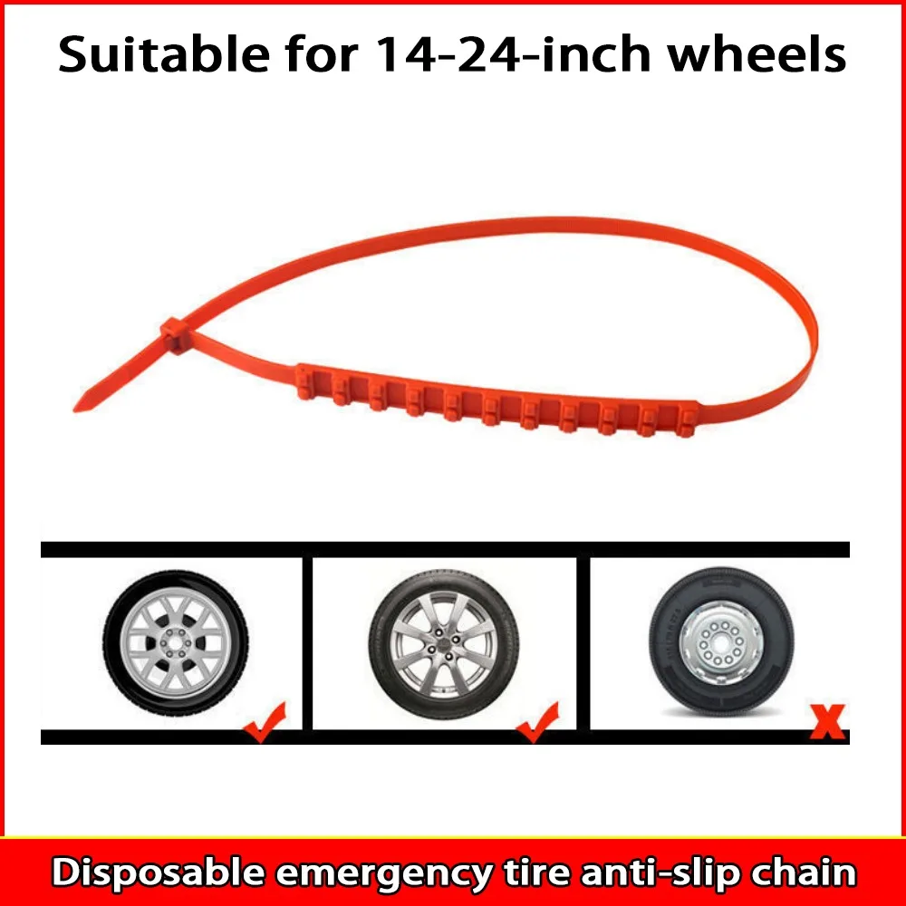 Universal Anti-Slip Chains for Sedans: Heavy-Duty, One-Time-Use, Snow Emergency Chains That Protect Rims
Universal Anti-Slip Chains for Sedans: Heavy-Duty, One-Time-Use, Snow Emergency Chains That Protect Rims