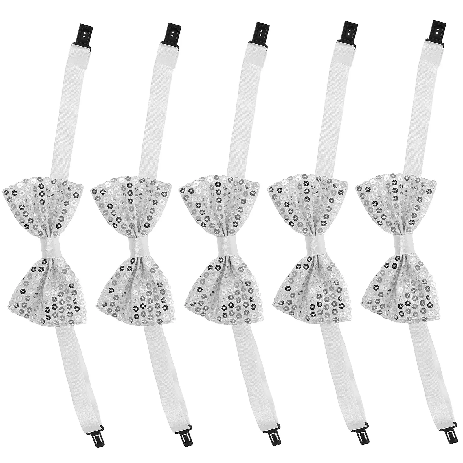 5Pcs Sequin Bow Ties Children Adjustable Pre-Tied Sparkly Bowtie for Performance Party Graduation Suit Kids Clothing Accessory
5Pcs Sequin Bow Ties Children Adjustable Pre-Tied Sparkly Bowtie for Performance Party Graduation Suit Kids Clothing Accessory
