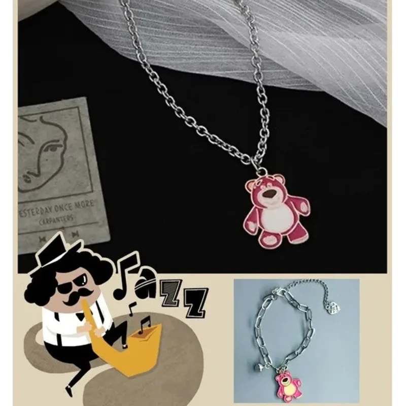 Disney Lotso Alloyed Necklace Anime Figures Cute Cartoon Necklaces Q Figural Anime Merchandise Decoration Children Birthday Gift
Disney Lotso Alloyed Necklace Anime Figures Cute Cartoon Necklaces Q Figural Anime Merchandise Decoration Children Birthday Gift