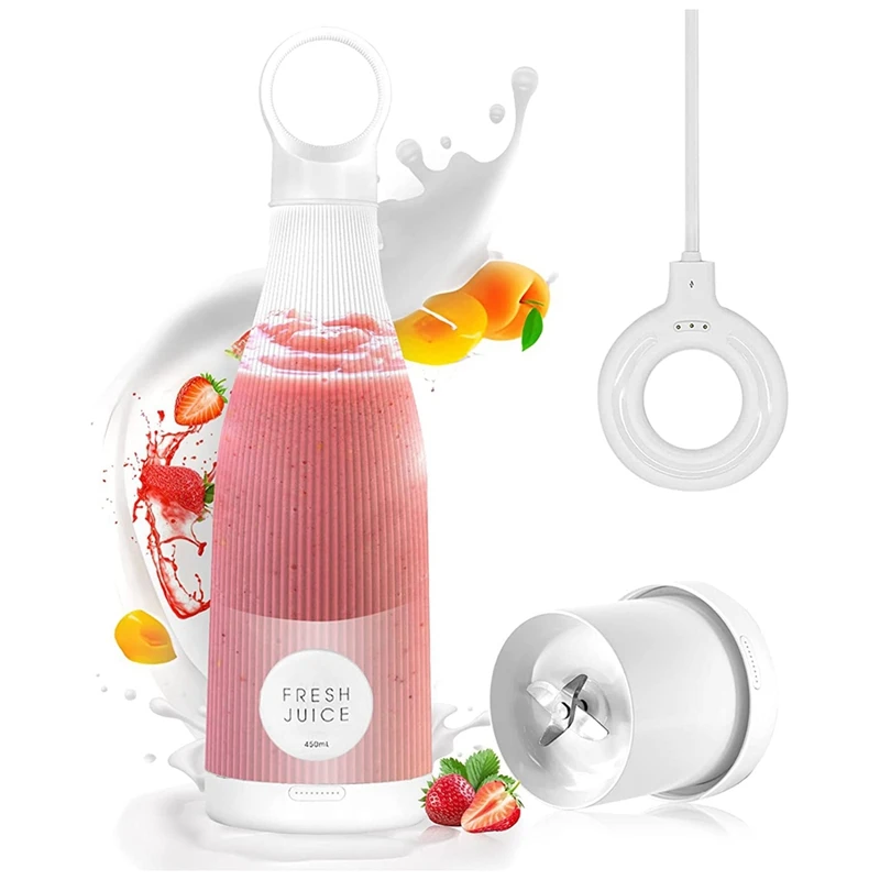 Portable Blender,Small Blender For Shakes And Smoothies, Personal Travel Size Blender With Magnetic USB Rechargeable
Portable Blender,Small Blender For Shakes And Smoothies, Personal Travel Size Blender With Magnetic USB Rechargeable