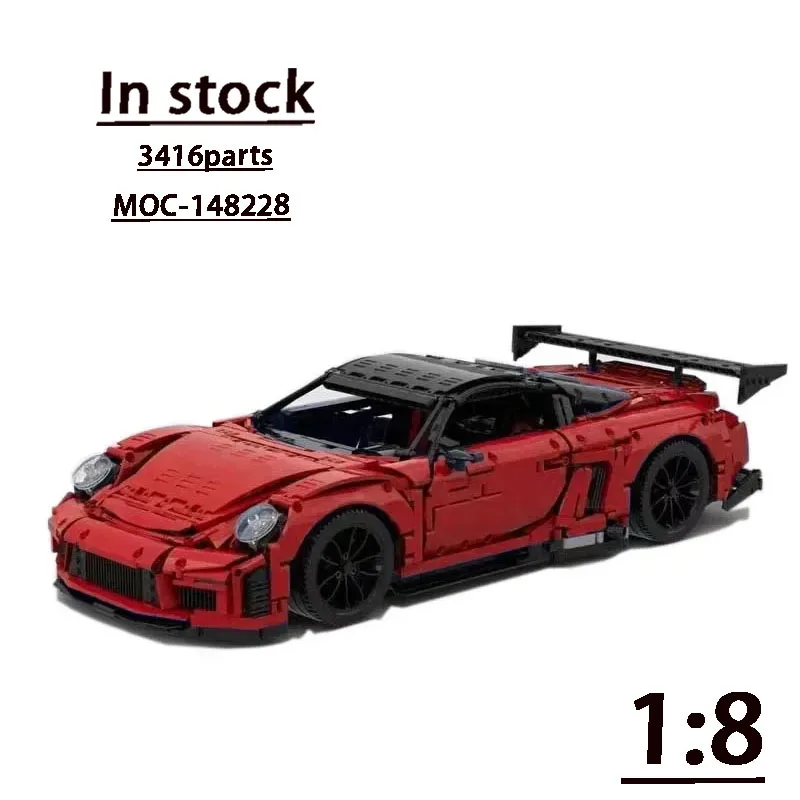 MOC-148228 Новый GT9-R1: 8, гоночный суперкар, модель строительного блока 3416, детали MOC, креативная детская игрушка-строитель на день рождения для мальчиков
MOC-148228 Новый GT9-R1: 8, гоночный суперкар, модель строительного блока 3416, детали MOC, креативная детская игрушка-строитель на день рождения для мальчиков