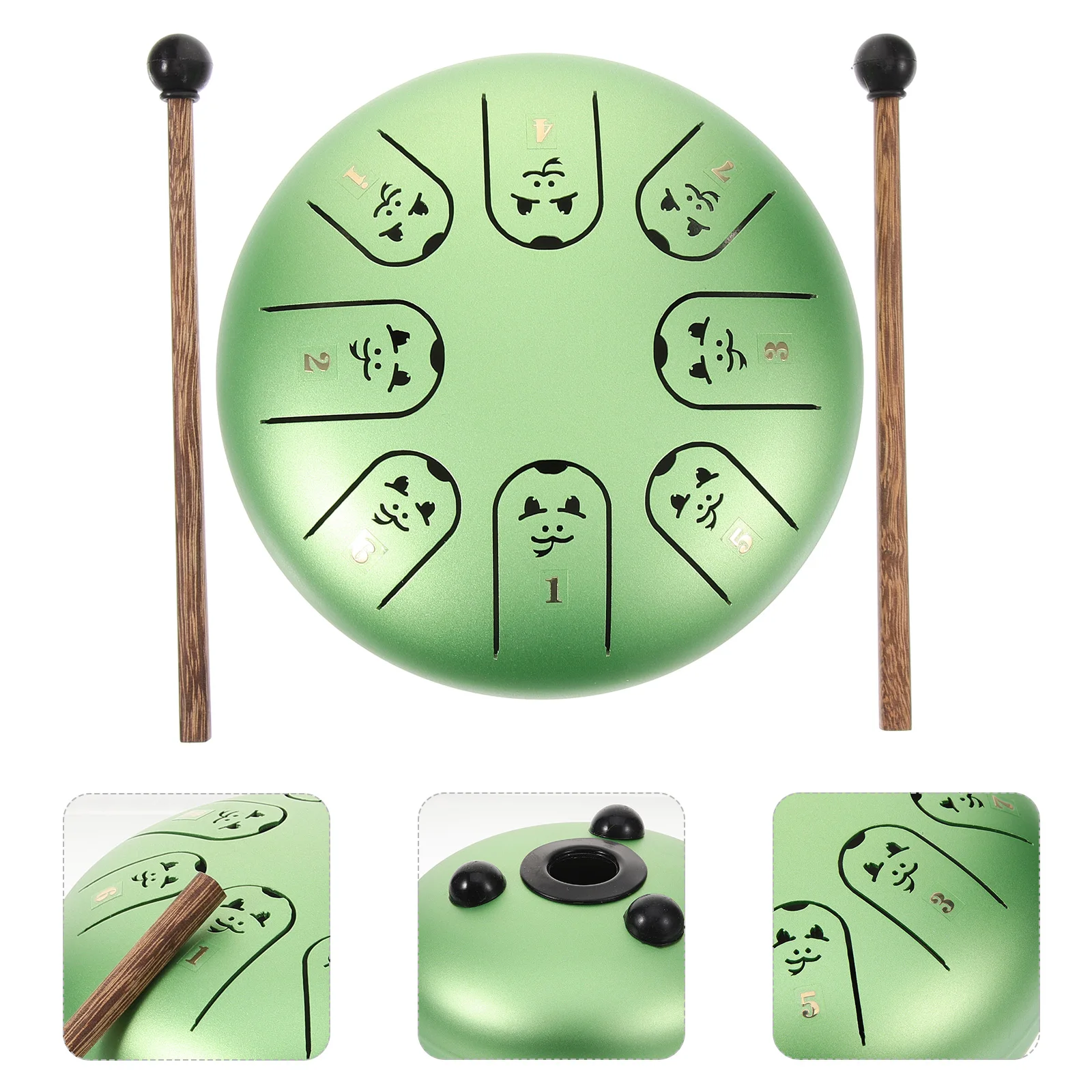 1 Set Steel Tongue Drum For Beginner Kids Adult Meditation Percussion Instrument Music Educational Tool Decorative Drum Round
1 Set Steel Tongue Drum For Beginner Kids Adult Meditation Percussion Instrument Music Educational Tool Decorative Drum Round