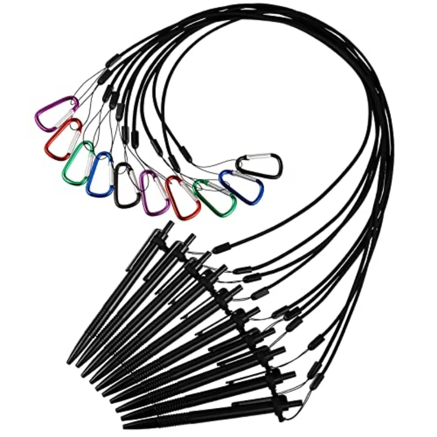 Lewtemi 10 Sets Pen Leash Pen Silicone Lanyard Holder for Clipboard Notebook Office Supplies
Lewtemi 10 Sets Pen Leash Pen Silicone Lanyard Holder for Clipboard Notebook Office Supplies