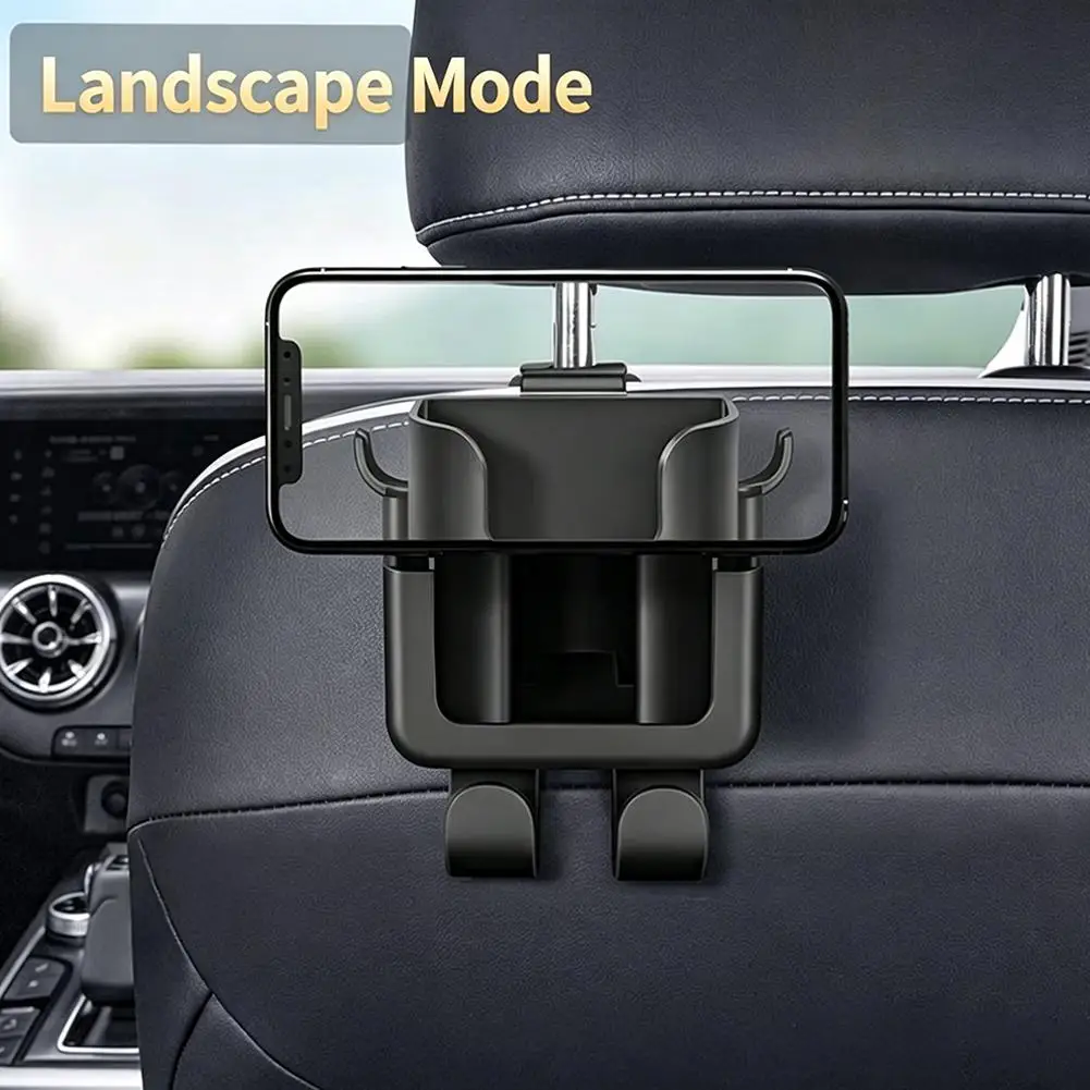 Multifunctional Car Seat Back Organizer with Cup Holder Phone Mount and Hooks - Fits Most Vehicles Holds Water Bottles
Multifunctional Car Seat Back Organizer with Cup Holder Phone Mount and Hooks - Fits Most Vehicles Holds Water Bottles 