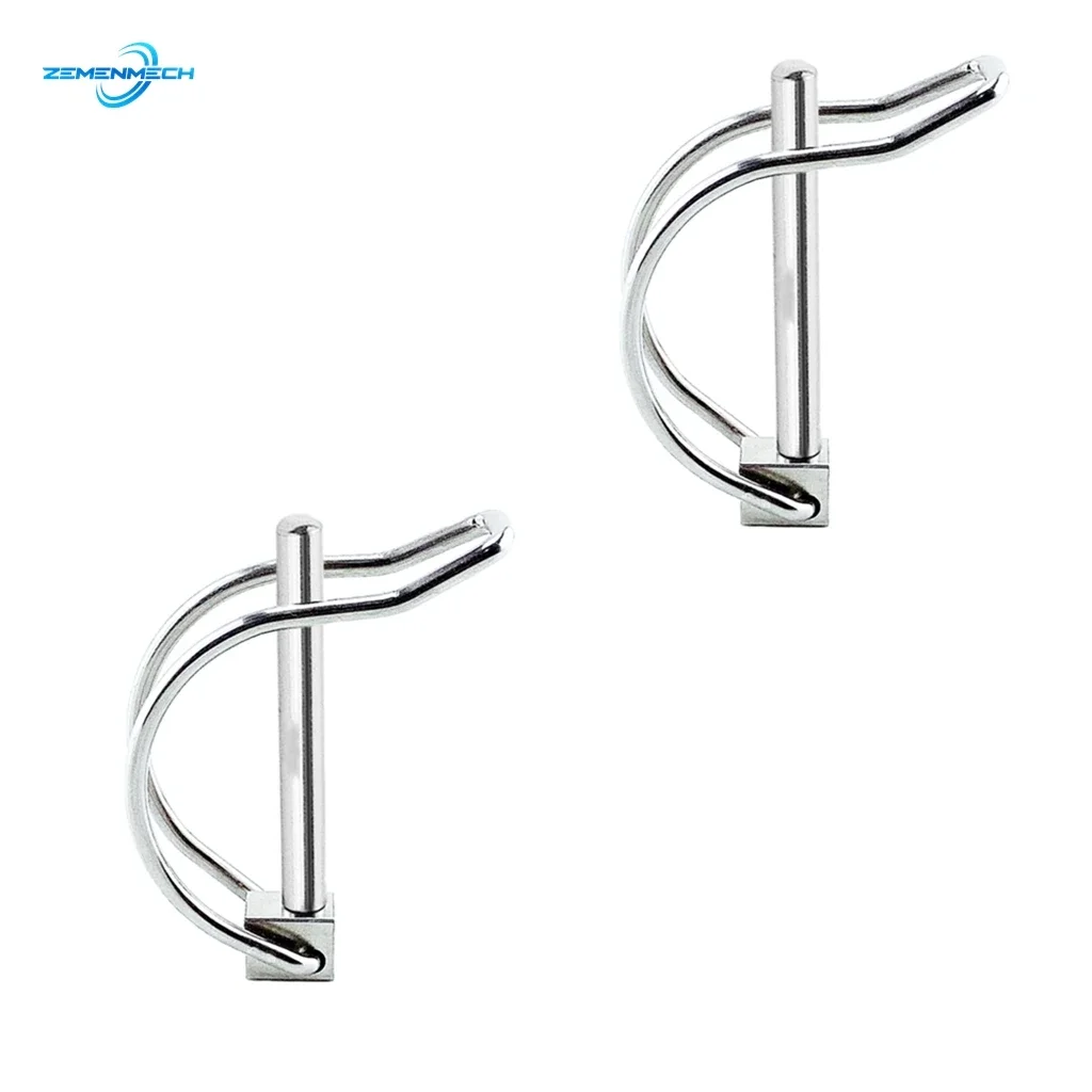 2PCS Quick Lock Release Trailer Towing Coupler Safety Pin Bicycle Stroller Cargo Boat Stage Leg Hitch Hook Clip Stainless Steel
2PCS Quick Lock Release Trailer Towing Coupler Safety Pin Bicycle Stroller Cargo Boat Stage Leg Hitch Hook Clip Stainless Steel