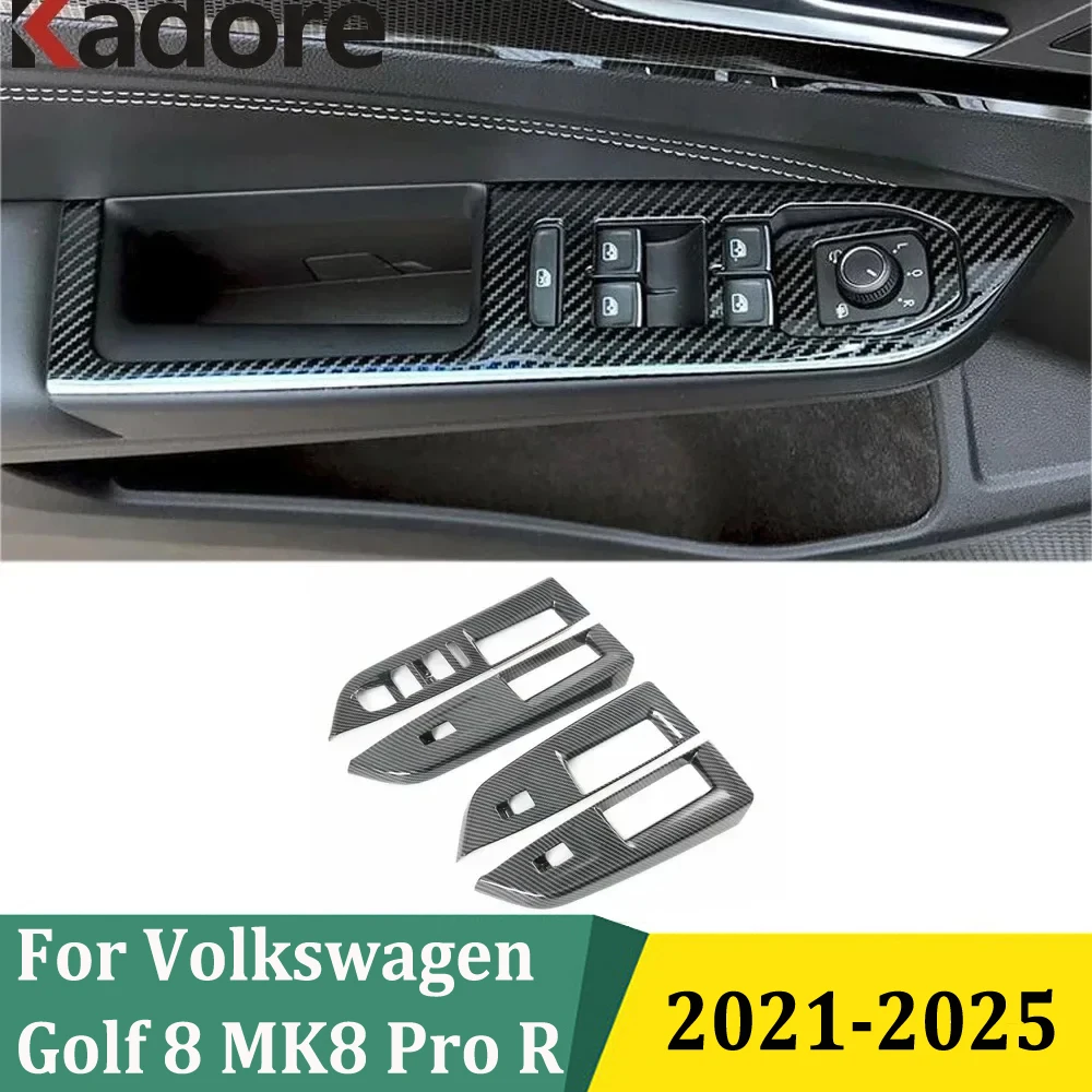 Для Volkswagen Golf 8 MK8 Pro R 2021-2025 крышка переключателя подъема окна из углеродного волокна, накладка на дверной подлокотник, рамка, автомобильные аксессуары
Для Volkswagen Golf 8 MK8 Pro R 2021-2025 крышка переключателя подъема окна из углеродного волокна, накладка на дверной подлокотник, рамка, автомобильные аксессуары