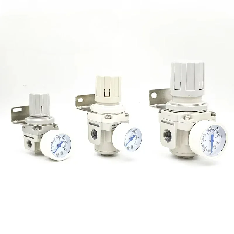 Pneumatic Air Pressure Regulator SMC Model AR2000-02 AR3000-03 AR4000-04 With Pressure Gauge And Bracket
Pneumatic Air Pressure Regulator SMC Model AR2000-02 AR3000-03 AR4000-04 With Pressure Gauge And Bracket