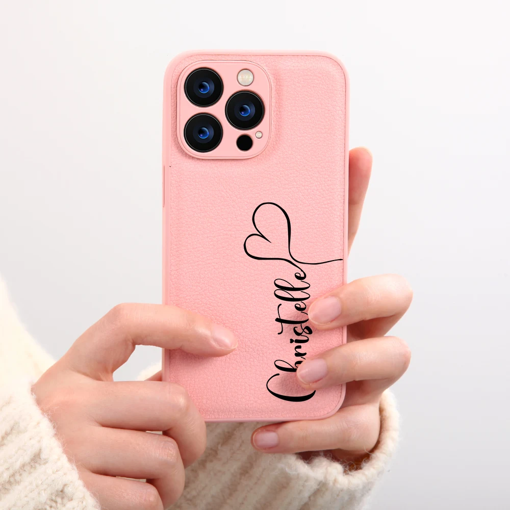 Personalised Custom Name with Love Heart Pink Case Compatible for iPhone 13 Pro Max 12 11 Pro Max X XS XR 7 8 Plus Luxury Cover
Personalised Custom Name with Love Heart Pink Case Compatible for iPhone 13 Pro Max 12 11 Pro Max X XS XR 7 8 Plus Luxury Cover