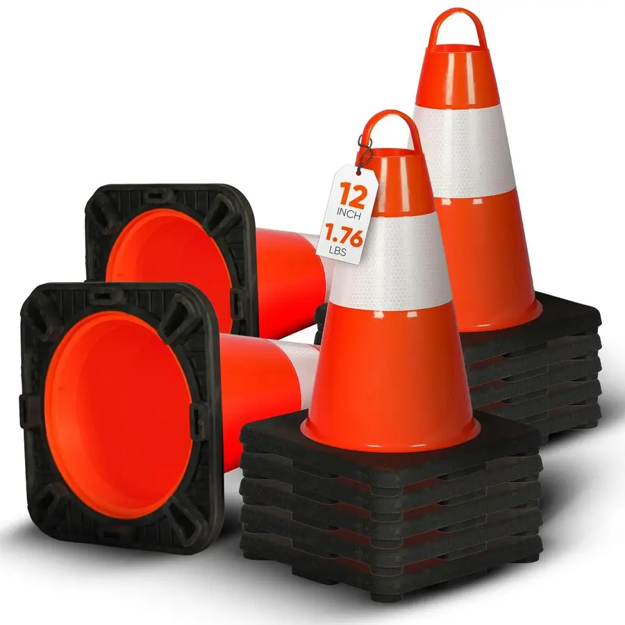 12 PVC Traffic Cones, 12PackSafety Cones for Parking, Construction amp Roadwork, HighVisibility Orange, Durable, Stackable Desig
12 PVC Traffic Cones, 12PackSafety Cones for Parking, Construction amp Roadwork, HighVisibility Orange, Durable, Stackable Desig
