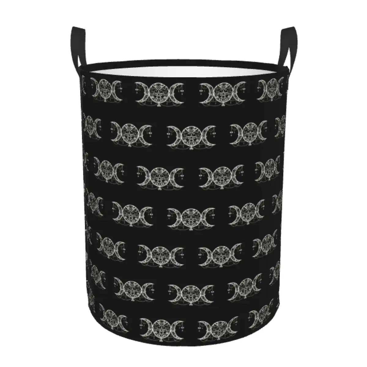 Custom Triple Moon Goddess Laundry Basket Foldable Large Clothing Storage Bin Pentagram Pagan Wiccan Baby Hamper
Custom Triple Moon Goddess Laundry Basket Foldable Large Clothing Storage Bin Pentagram Pagan Wiccan Baby Hamper