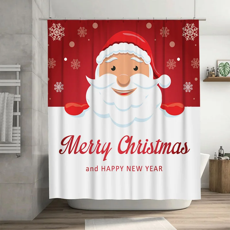 TU Рождественская занавеска для душа Merry Xmas Holiday Decor Праздничный набор для ванной комнаты Водонепроницаемый тканевый фон
TU Рождественская занавеска для душа Merry Xmas Holiday Decor Праздничный набор для ванной комнаты Водонепроницаемый тканевый фон
