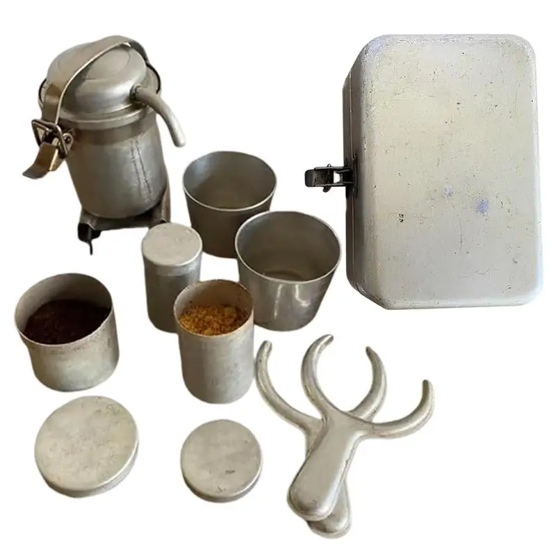 Vintage Camping Pour Over Coffee Kit Ultralight Backpacking Pot Portable Coffee Set Collectible Ornament for Camping Trips Trave
Vintage Camping Pour Over Coffee Kit Ultralight Backpacking Pot Portable Coffee Set Collectible Ornament for Camping Trips Trave