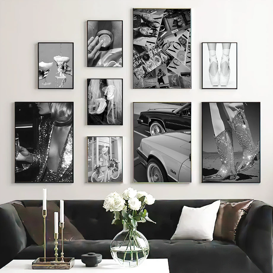 Modern Fashion Woman Luxury Car Dancing Shoes Dog Selfie-woman Fashion Wall Art Canvas Painting Nordic Poster Room Decor
Modern Fashion Woman Luxury Car Dancing Shoes Dog Selfie-woman Fashion Wall Art Canvas Painting Nordic Poster Room Decor