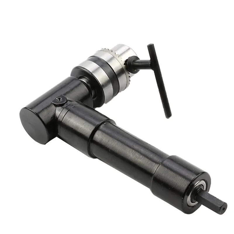 Aluminum Alloy 90 Degree Electric Drill Right Angle Corner Tool Iron Chuck Adapter Turning Tool for Narrow Space Drilling
Aluminum Alloy 90 Degree Electric Drill Right Angle Corner Tool Iron Chuck Adapter Turning Tool for Narrow Space Drilling