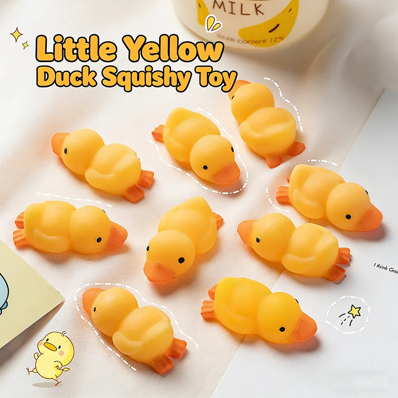 10/20/30pcs Yellow Duck Mochi Squishy Cute Squeeze Stress Toys Squishy Taba Party Favors Gift Carnival Bag Stuffers Kids Prizes
10/20/30pcs Yellow Duck Mochi Squishy Cute Squeeze Stress Toys Squishy Taba Party Favors Gift Carnival Bag Stuffers Kids Prizes