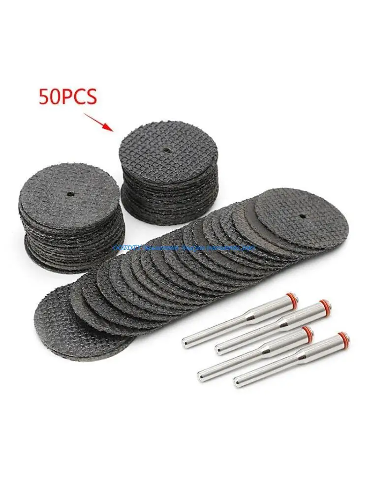 367D 50Pcs Fiberglass Tool Abrasive Cutting Disc Cut Off Wheel with 4 Mandrels Rotary
367D 50Pcs Fiberglass Tool Abrasive Cutting Disc Cut Off Wheel with 4 Mandrels Rotary
