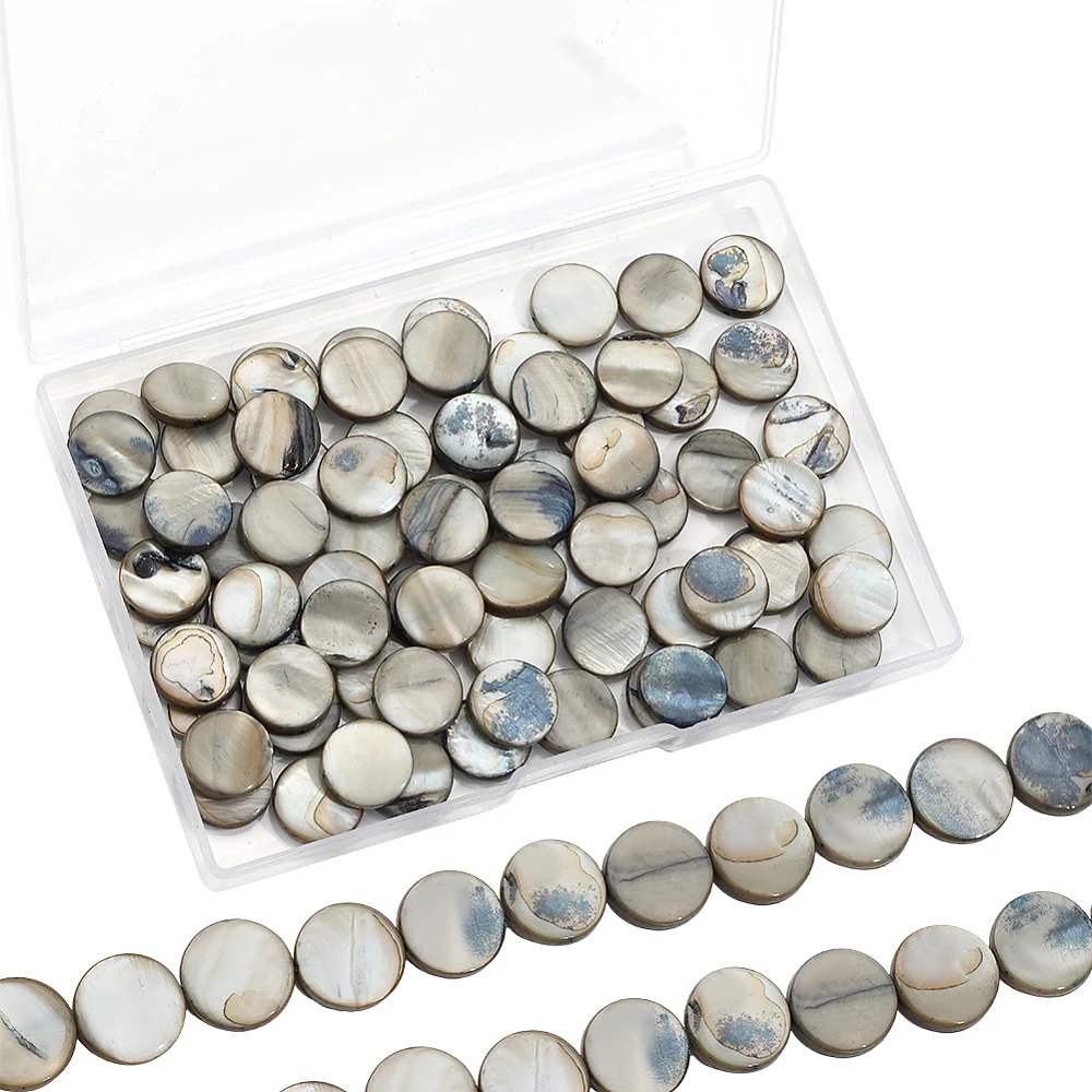 4 Strands Shell Beads Strands Dyed Flat Round Cadet Blue 13.5~15.5x3mm Hole: 1~1.2mm 26~27pcs/strand 14.1~14.3 inch
4 Strands Shell Beads Strands Dyed Flat Round Cadet Blue 13.5~15.5x3mm Hole: 1~1.2mm 26~27pcs/strand 14.1~14.3 inch