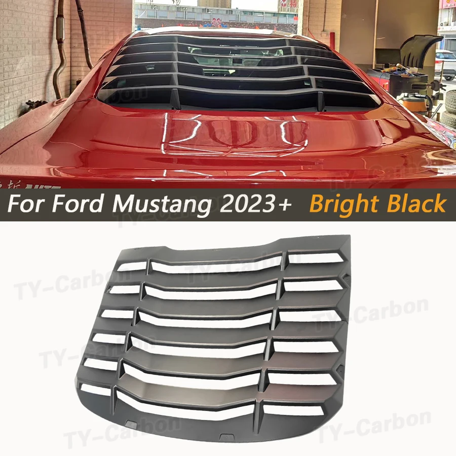 ABS Gloss Black Car Rear Window Decorate louver for Ford Mustang 2015-2024 Car Air Outlet Bumper Shutter Grill Frame Car Styling
ABS Gloss Black Car Rear Window Decorate louver for Ford Mustang 2015-2024 Car Air Outlet Bumper Shutter Grill Frame Car Styling